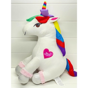 JoJo Siwa Plush White Rainbow Unicorn 23" Large‎ Stuffed Horse Toy